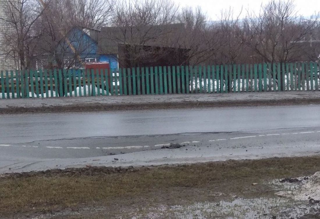 На очередной пензенской дороге провалился асфальт