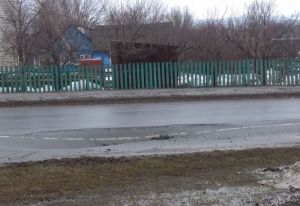 На очередной пензенской дороге провалился асфальт