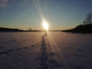 В День защитника Отечества на пензенской реке рыбак ушел под лед