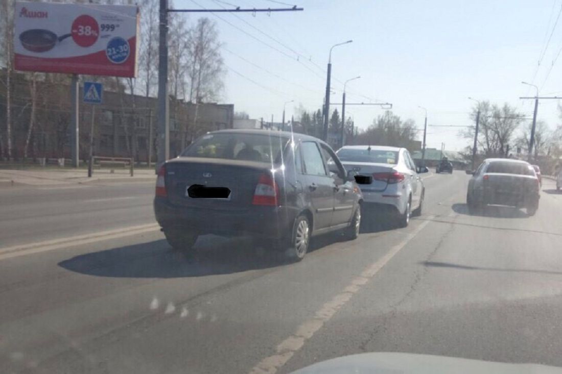ДТП в пензенской Терновке спровоцировало автомобильную пробку