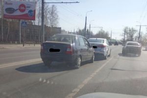 ДТП в пензенской Терновке спровоцировало автомобильную пробку