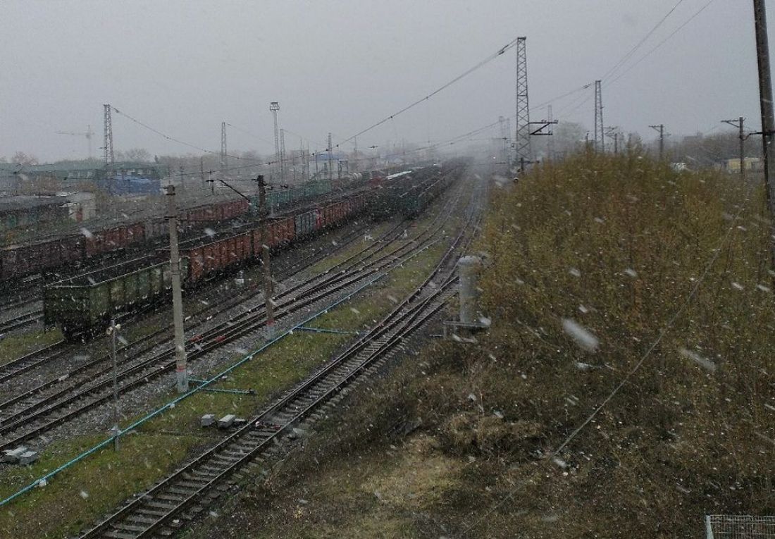 В Пензенской области выпал снег