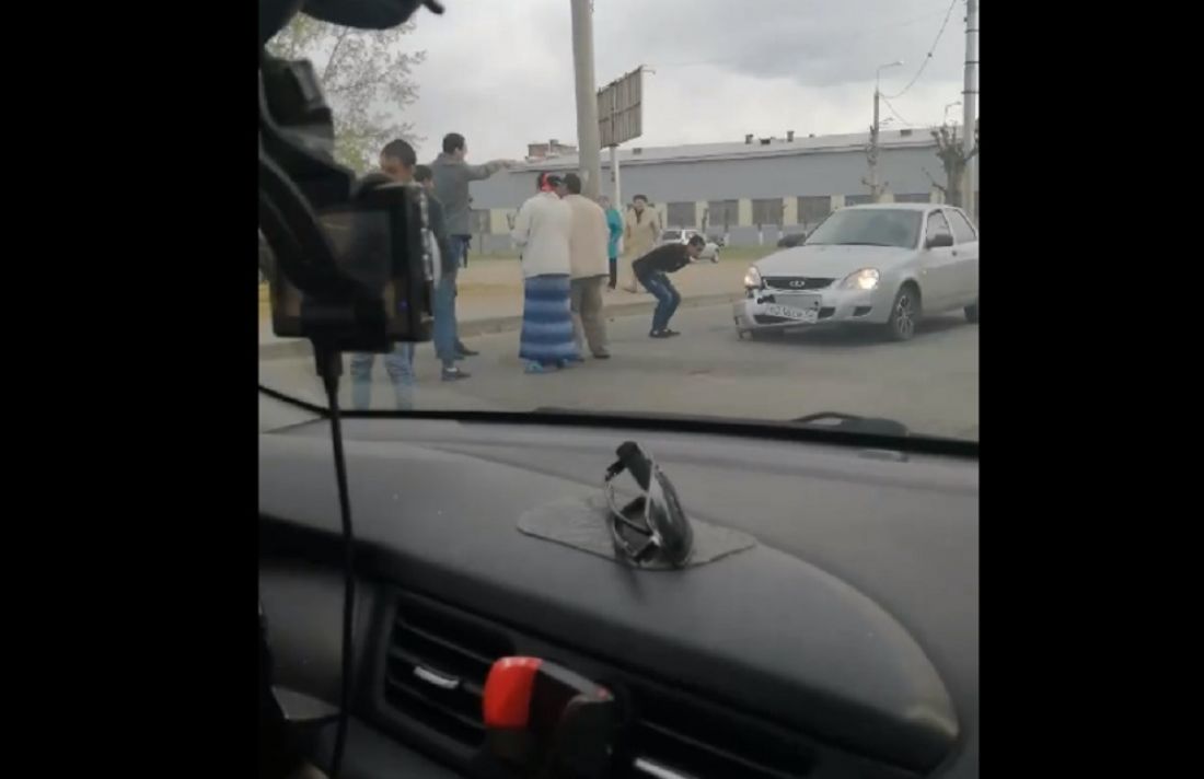 ДТП на улице Дружбы в Пензе попало на видео