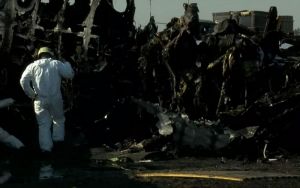 Опубликовано видео из самолета, в котором накануне при посадке погиб 41 человек