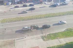 На пензенском проспекте две иномарки угодили в ДТП