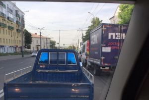 В Пензе на улице Лермонтова случилось ДТП с 4 машинами