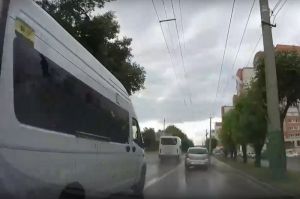 В День защиты детей пензенские водители маршруток устроили гонки по встречке