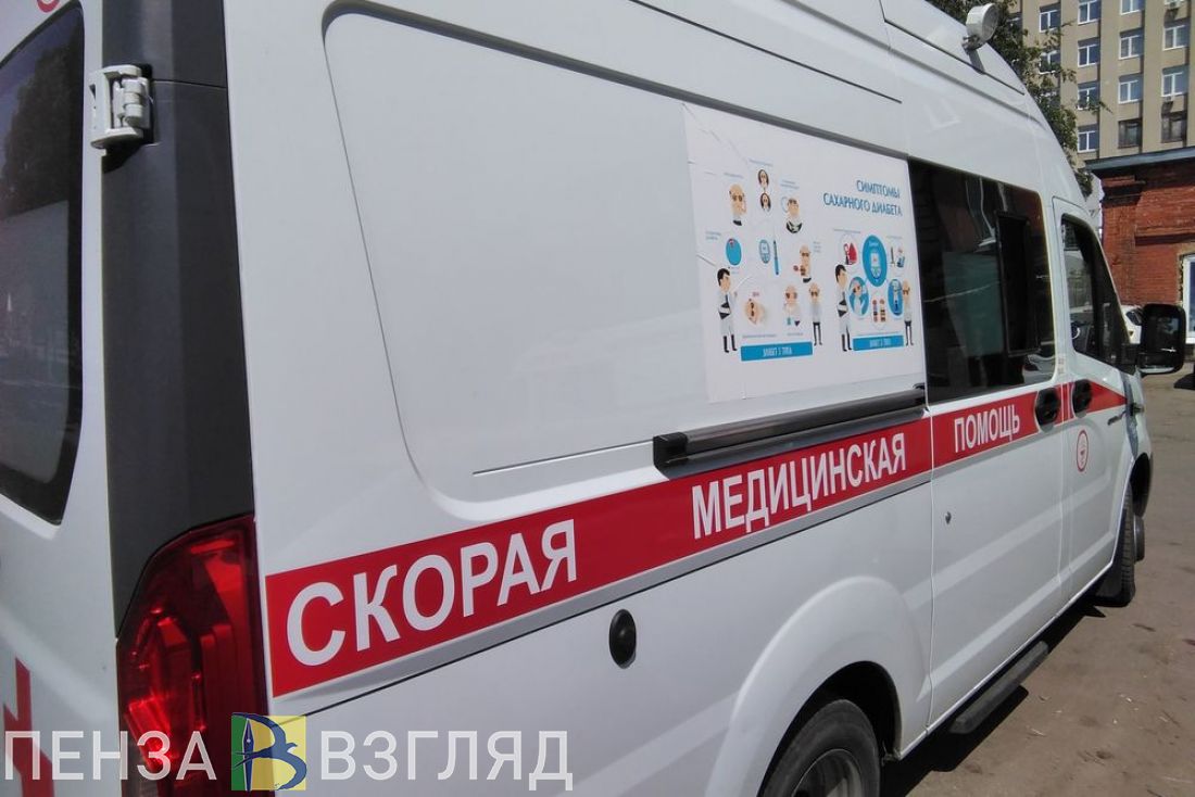 На улице Кольцова в Пензе несовершеннолетний упал с велосипеда и получил серьезные травмы