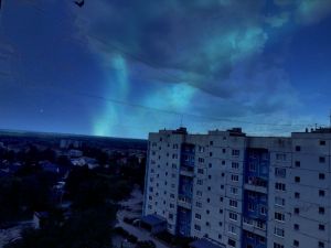 Жители райцентра Пензенской области обескуражены странным небесным явлением