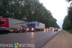 Организован объезд участка трассы М-5 «Урал», перекрытого жителями села Чемодановка