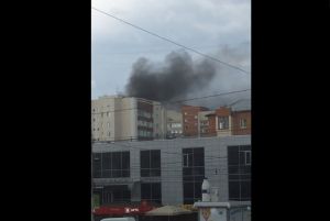 Возле ТЦ «Онежский» в Пензе произошел пожар