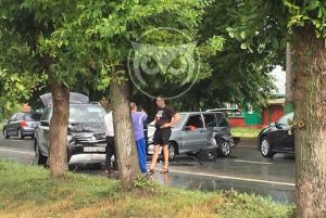 В Пензе улица Пушкина перекрыта из-за ДТП. Фото