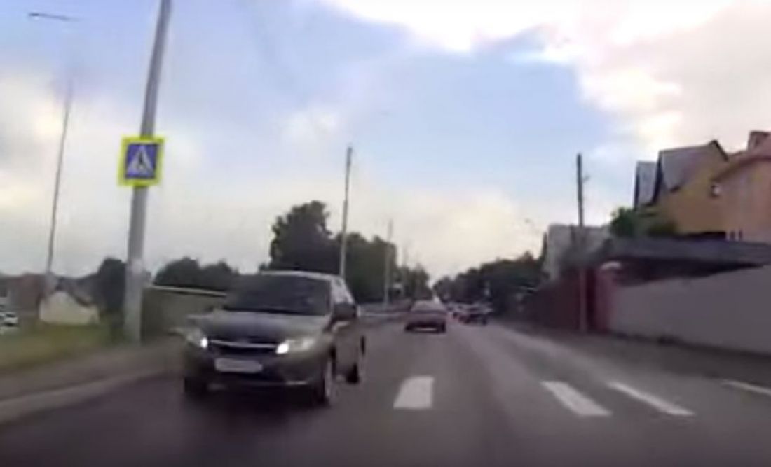 Пензенский водитель пережил два шока за 48 секунд. Видео