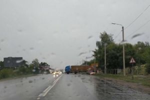 В Пензе возле кладбища случилось ДТП с фурой