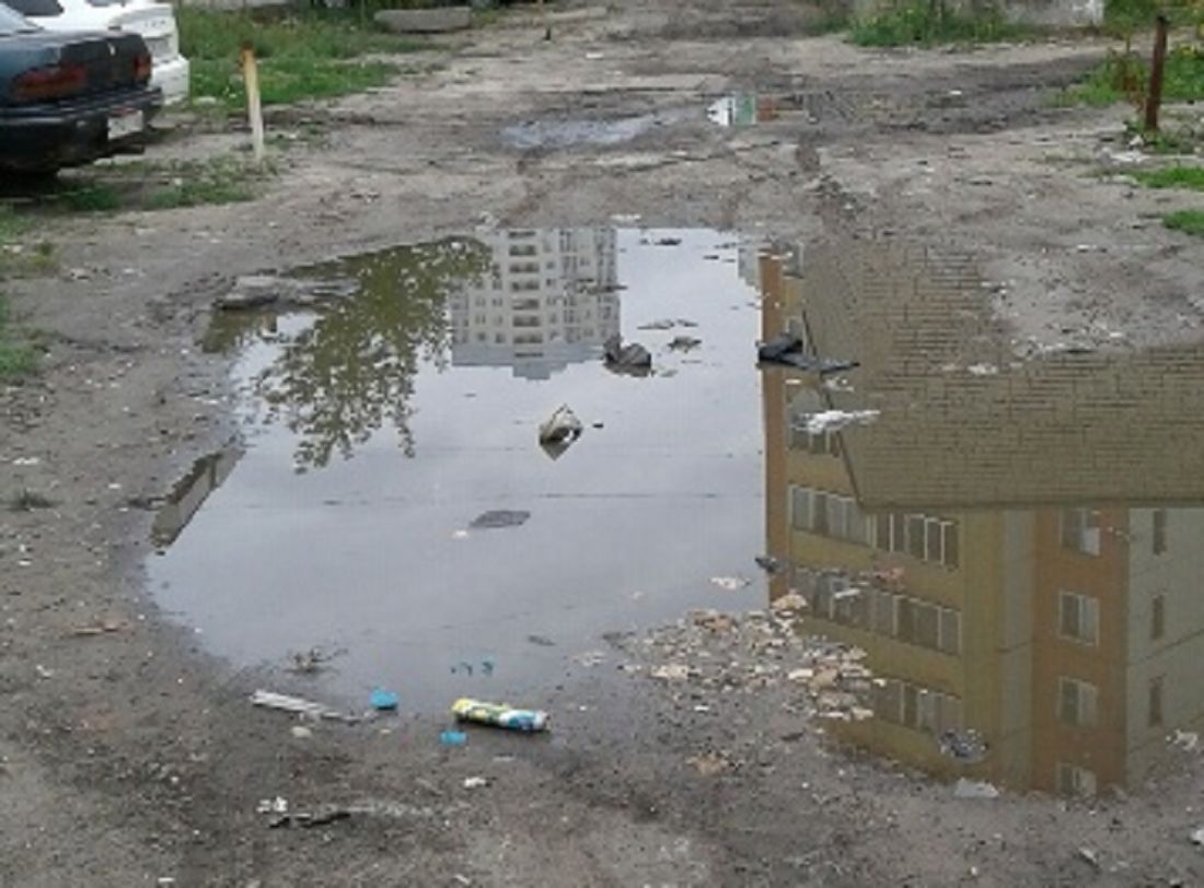 Пензячка пожаловалась на отсутствие бордюров во дворах