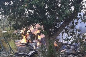 В Кузнецком районе Пензенской области сгорела дача