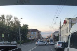 В Пензе возле кинотеатра «Октябрь» случилось ДТП