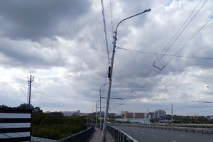 Пензенцев предупредили о падающем столбе