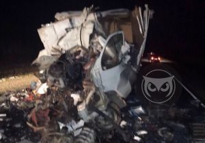 Опубликовано видео с трассы в Пензенской области, где утром разнесло «Газель»
