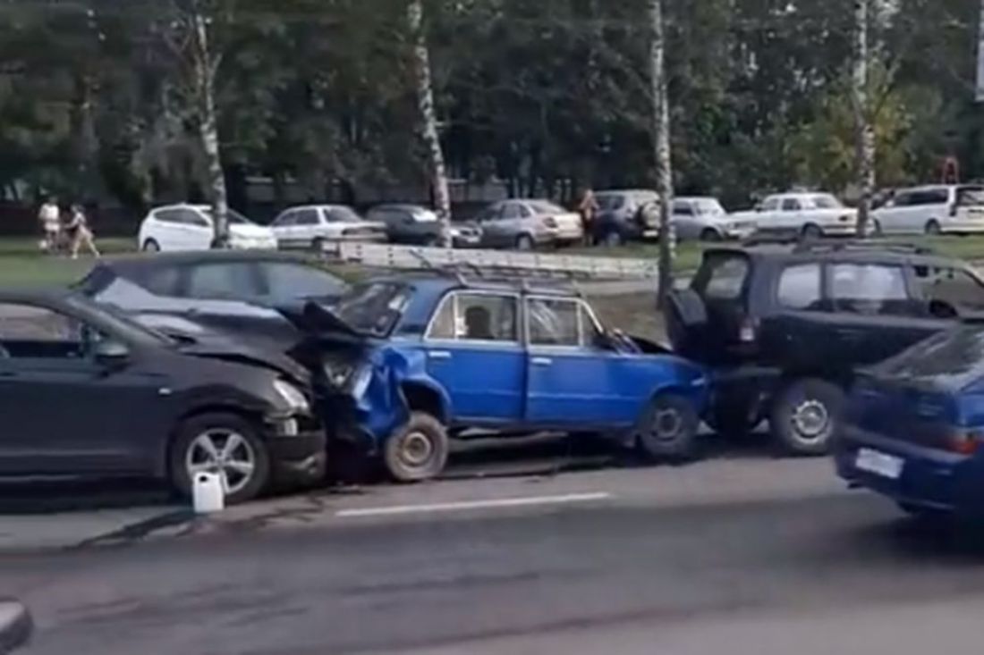 Опубликован момент массовой аварии в пензенском Арбеково