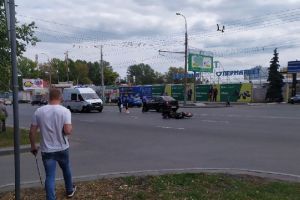 Очевидец сообщил о сбитом мотоциклисте на улице Карпинского в Пензе