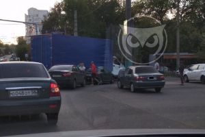 В Пензе на перекрестке произошло ДТП с фурой