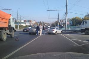 Терновское ДТП с двумя иномарками затруднило движение в центр Пензы