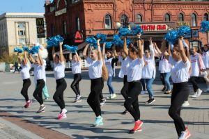 В центре Пензы прошла массовая зарядка