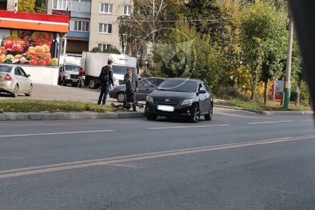 В Пензе на улице Минской сбили велосипедиста