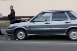 Последствия жесткой аварии возле «Катюши» в Пензе попали на видео