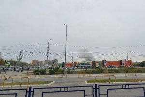 Пензенцы сообщают о столбе дыма в районе «Коллажа»