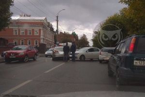 Авария на улице Куйбышева в Пензе спровоцировала пробку