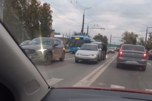 Авария в пензенской Терновке спровоцировала затор