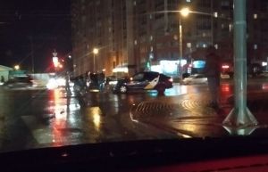 В Терновке случилось ДТП с машиной такси