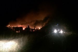Очевидцы сообщили о возгорании на пилораме в Пензенской области