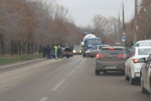 «Замес». В Пензе легковушка вылетела с дороги в результате ДТП