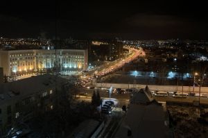 В Пензе на мосту имени ФУ БХУХО образовалась гигантская пробка из-за ДТП