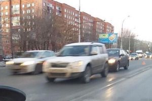 На проспекте Победы в Пензе две иномарки угодили в ДТП
