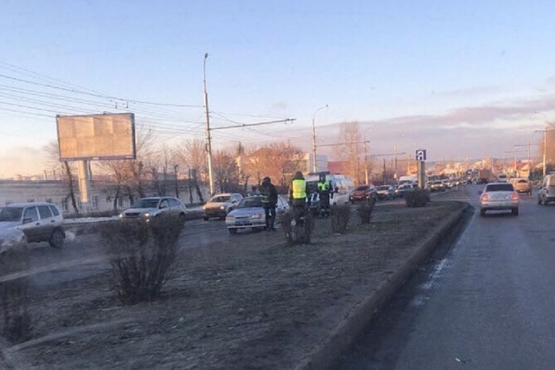 Авария в пензенском микрорайоне Шуист спровоцировала пробку