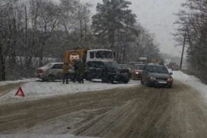 ДТП возле Ахунского переезда в Пензе затруднило движение транспорта