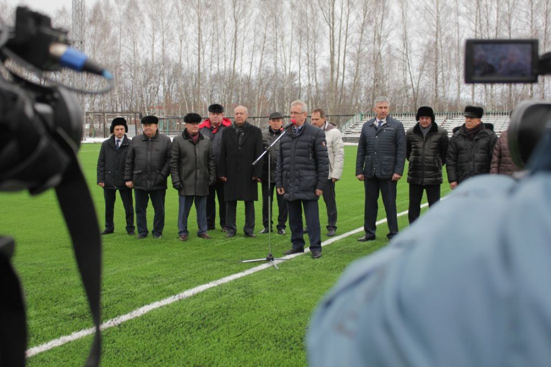 В Каменке Пензенской области открыли реконструированный стадион
