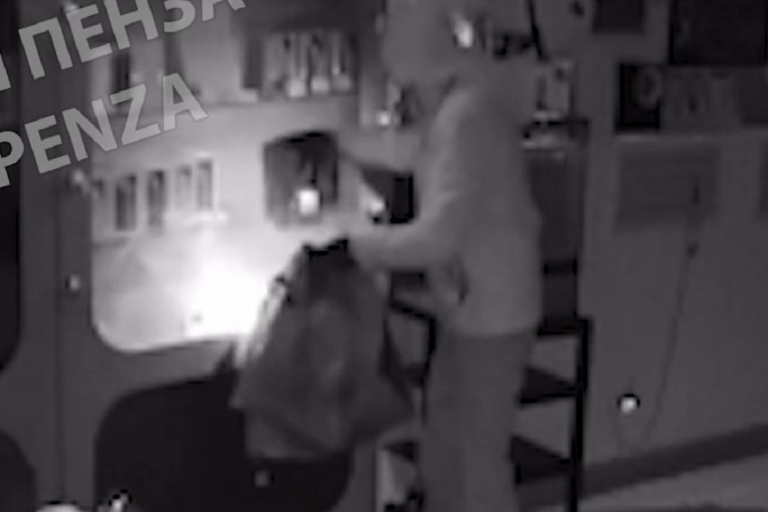 Момент ограбления пензенского магазина попал на видео