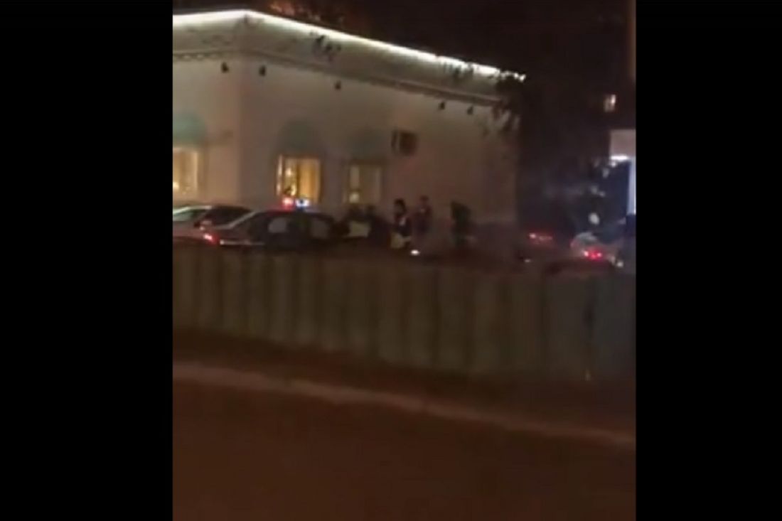 Появилось видео задержания водителя, врезавшегося в крыльцо в Пензе