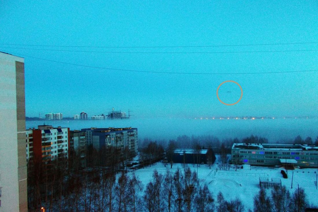 НЛО в небе над пензенским районом Арбеково сняли на видео