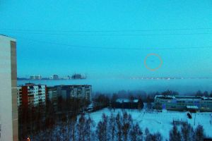 НЛО в небе над пензенским районом Арбеково сняли на видео