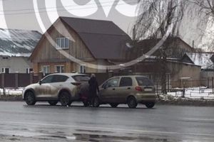 В пензенской Терновке «Matiz» врезался в кроссовер