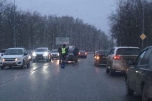 Сотрудники ГИБДД прибыли к месту аварии на Окружной в Пензе