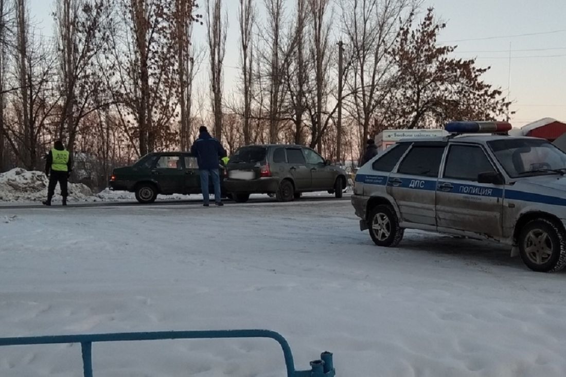 Две легковушки угодили в ДТП на улице Ленина в Сердобске