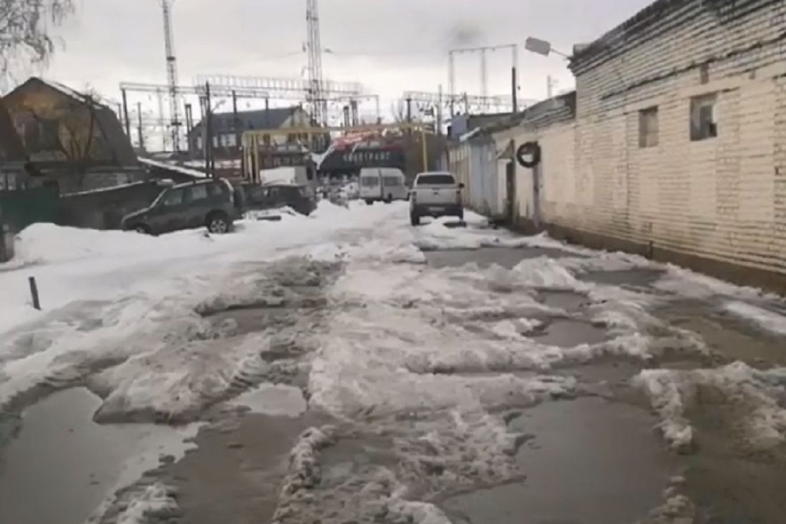 Пензенец пожаловался на ужасное состояние дороги в микрорайоне Терновка