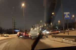 Авария возле Бауманского путепровода в Пензе затруднила движение